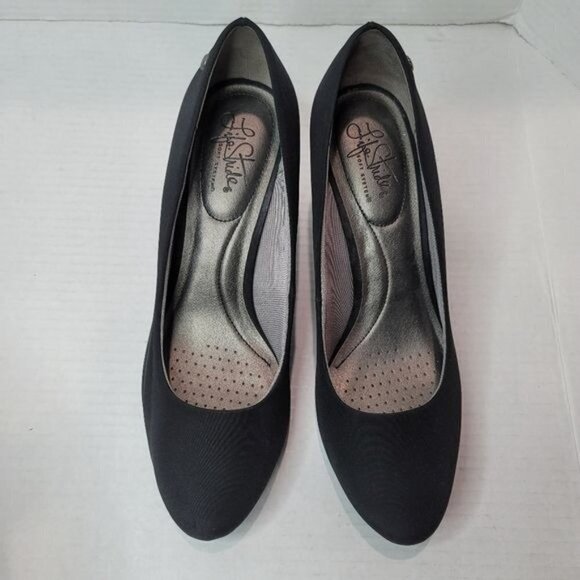 LifeStride Parigi Round Toe Pumps in Black Size 10 W - Picture 2 of 13